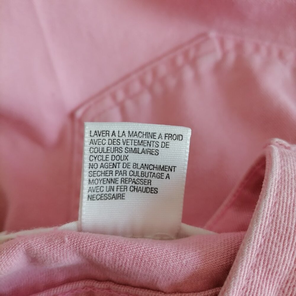 Vintage Talbots Pink 5-Pockes Denim High Rise Mom Jeans Petites Size 14 - Picture 6 of 7